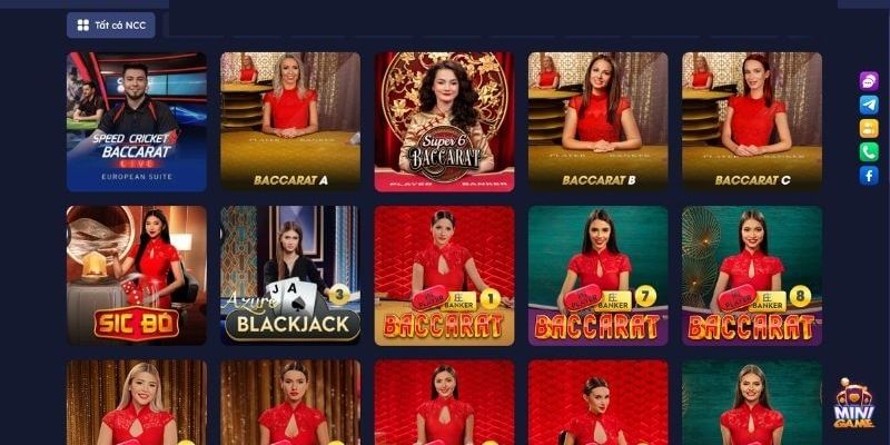 Cung cấp đa dạng sản phẩm cược casino hấp dẫn